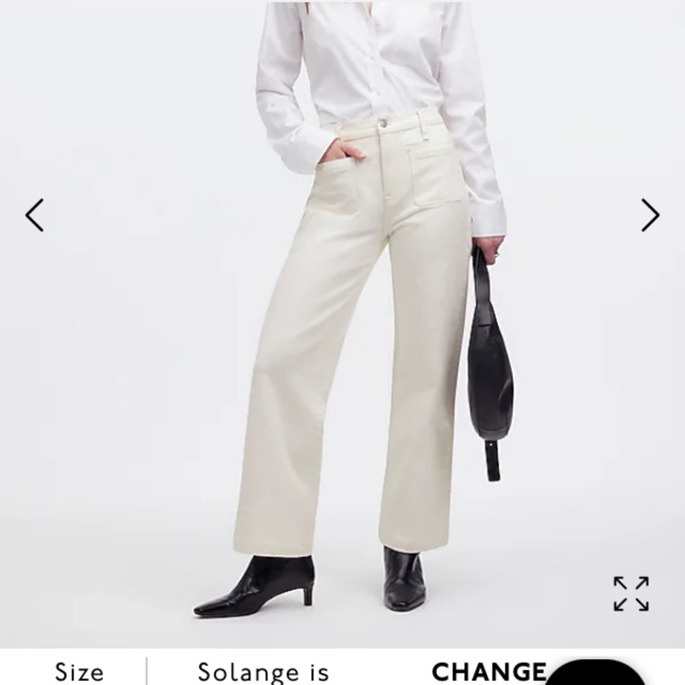 Madewell Emmett wide leg denim pant